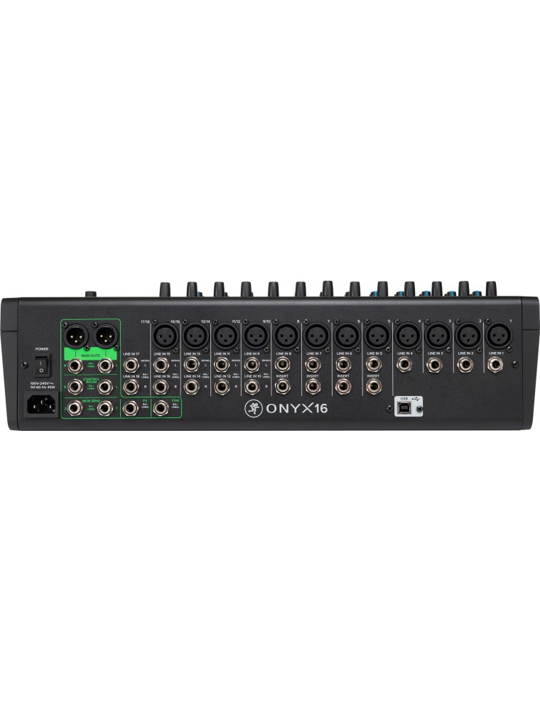 Mackie Onyx16 16channel Analog Mixer with Multitrack USB